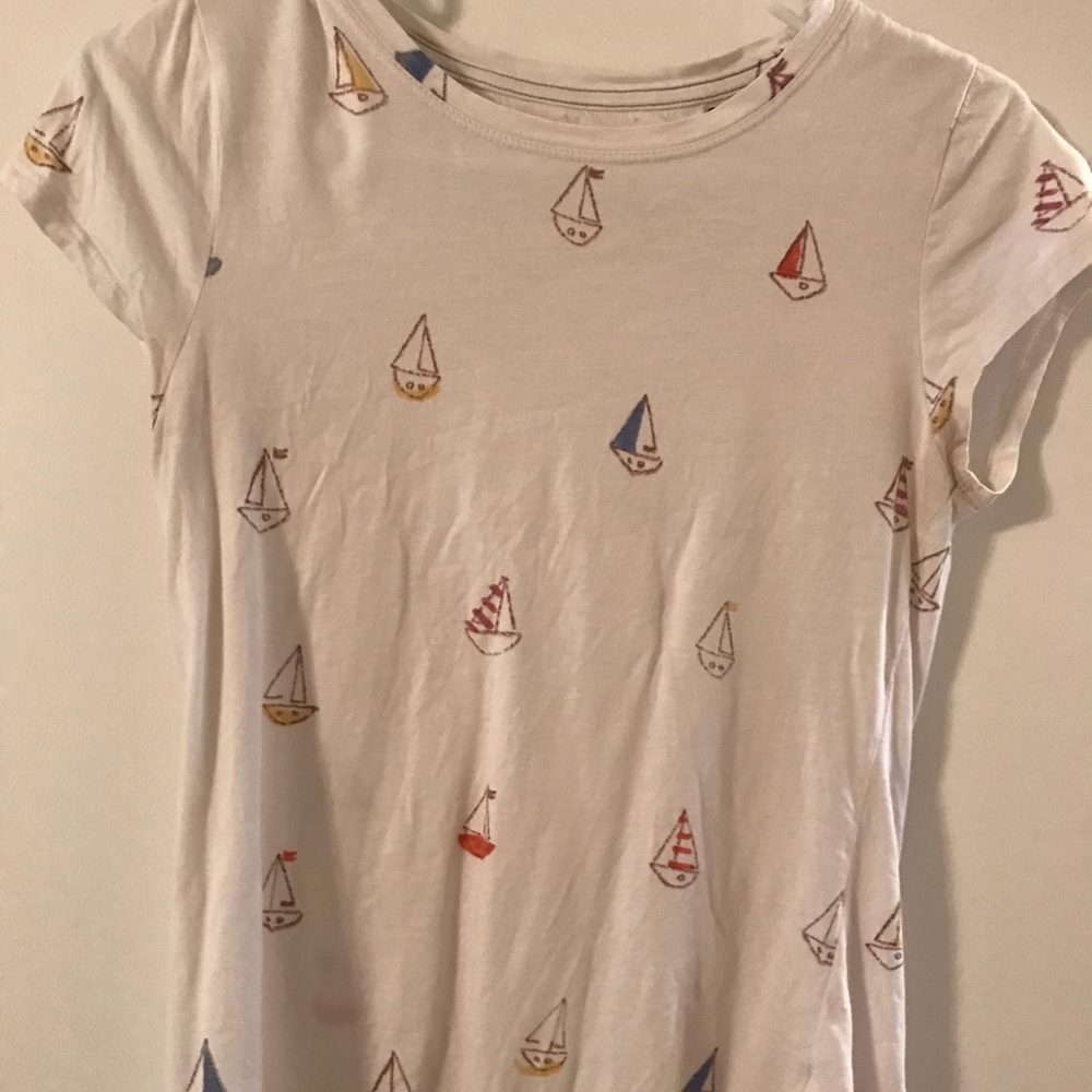 Anthropologie sailboat shirt size small pilero